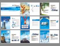 科技企业画册设计模板PSD素材