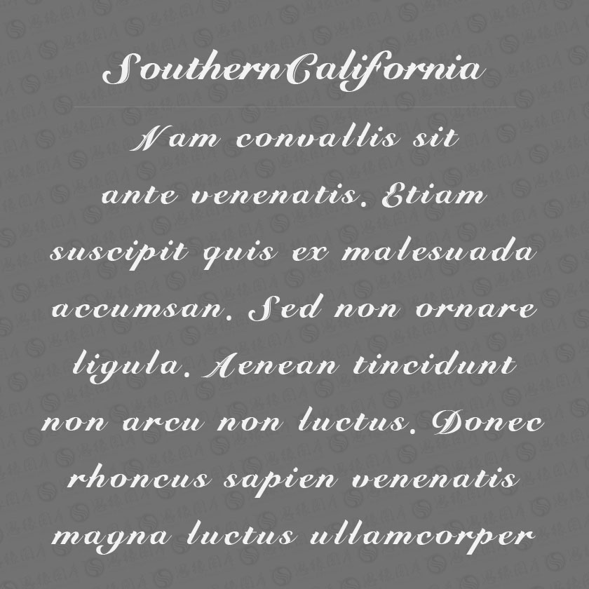 SouthernCalifornia(Ӣ)
