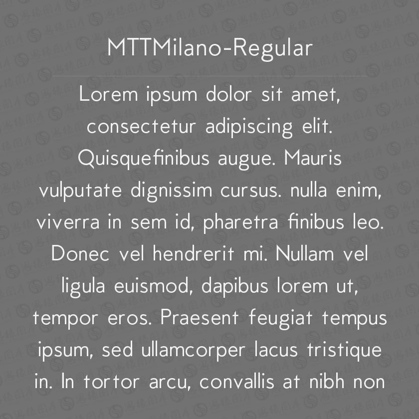 MTTMilano-Regular(Ӣ)