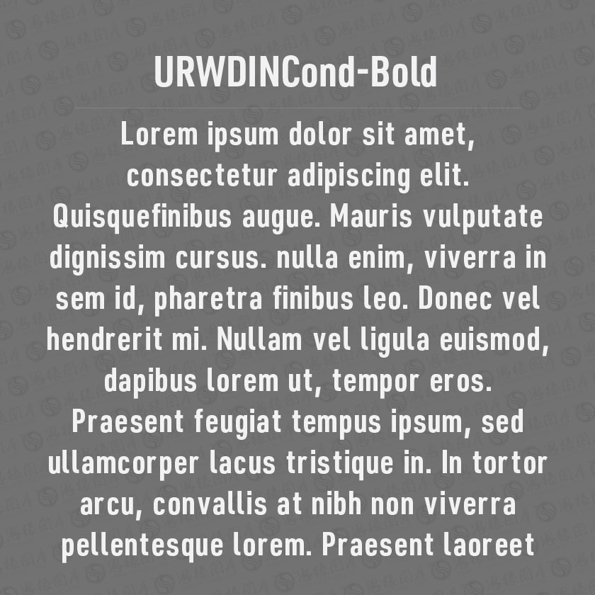 URWDINCond-Bold(Ӣ)