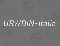 URWDIN-Italic(Ӣ)