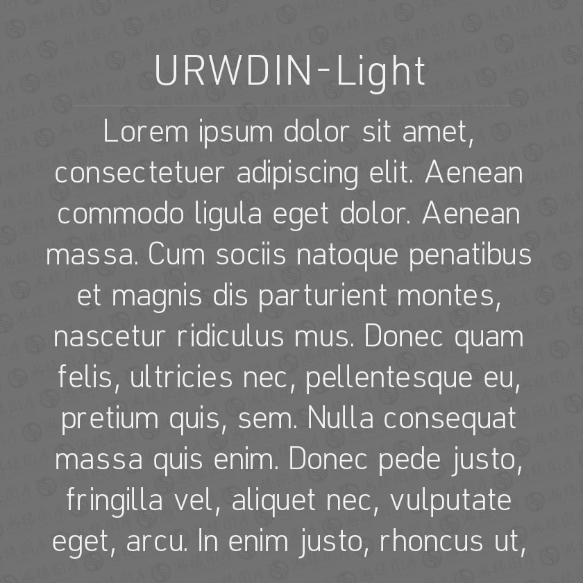 URWDIN-Light(Ӣ)