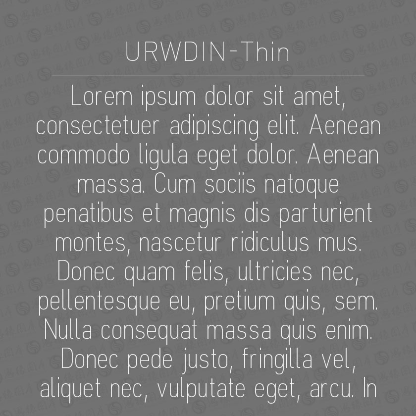 URWDIN-Thin(Ӣ)