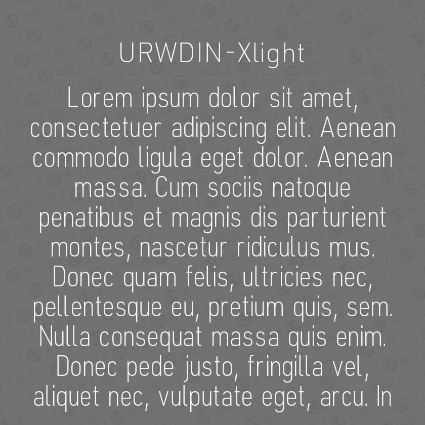 URWDIN-XLight(Ӣ)