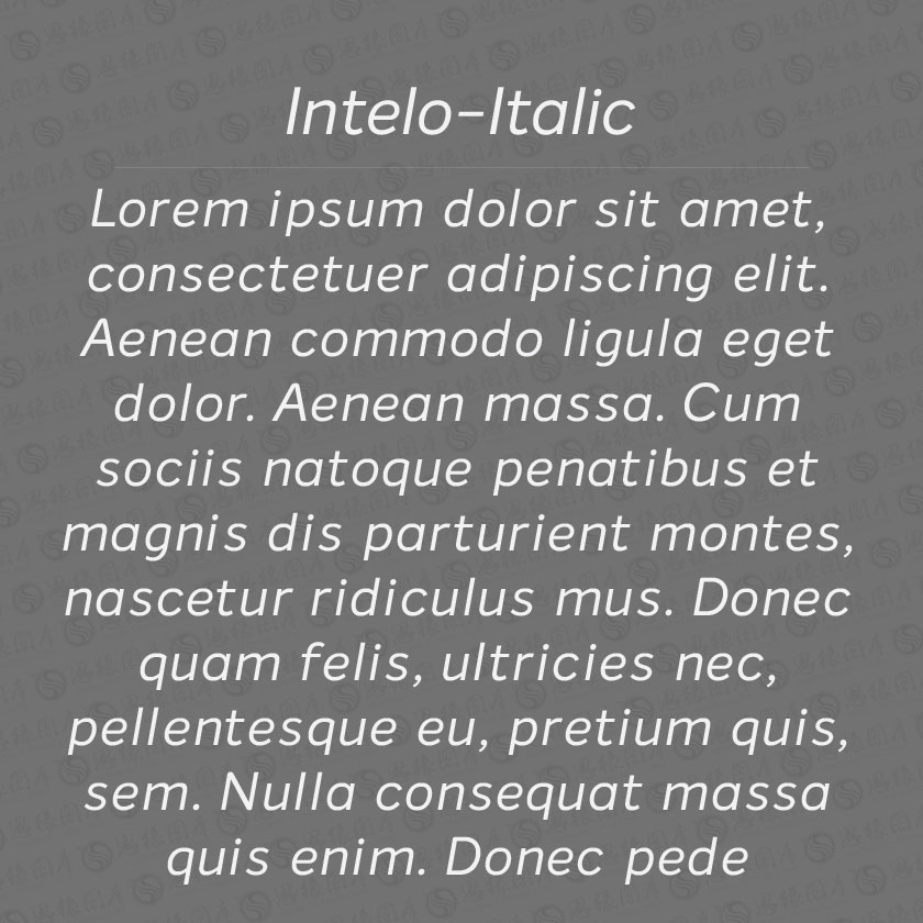 Intelo-Italic(Ӣ)