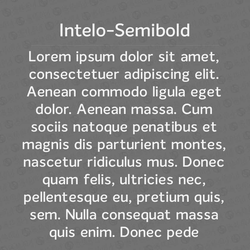 Intelo-SemiBold(Ӣ)