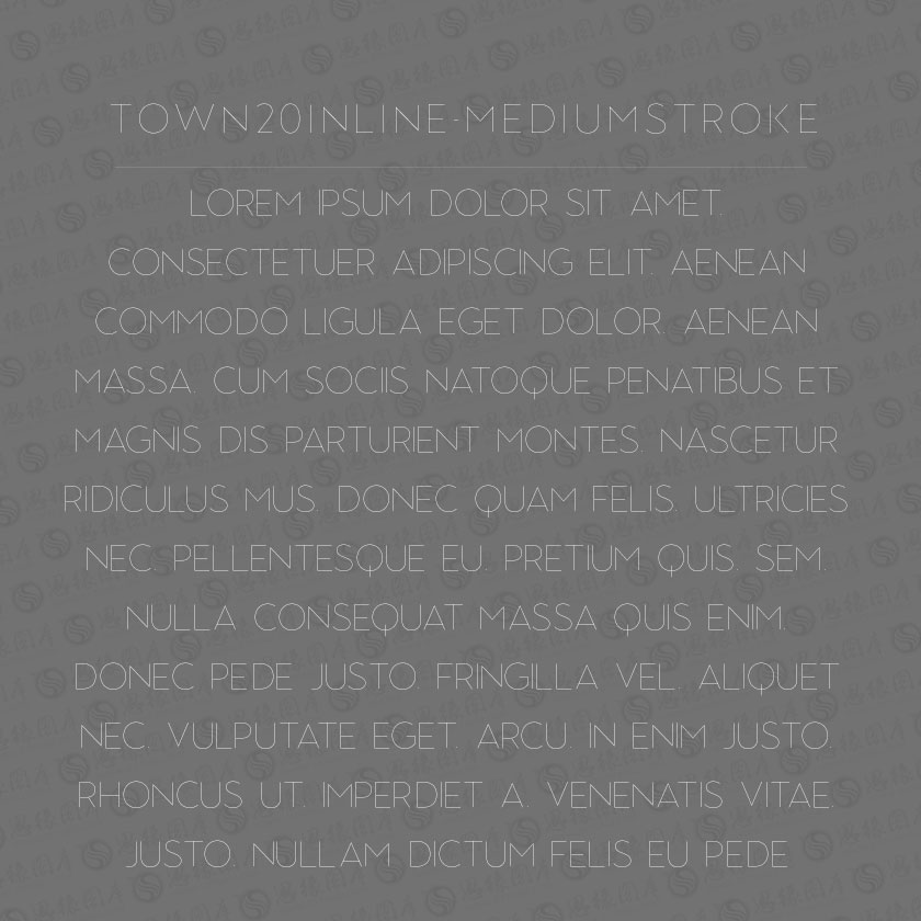 Town20Inline-MediumStroke(Ӣ)