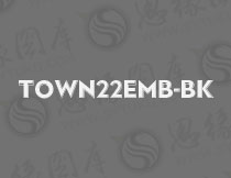 Town22Emboss-Black(英文字体)