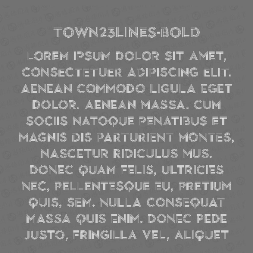 Town23Lines-Bold(Ӣ)