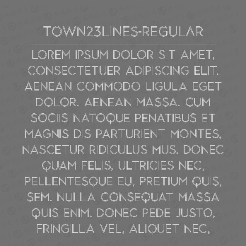 Town23Lines-Regular(Ӣ)