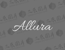 Allura-Regular英文字体