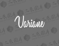 VarianeScript英文字体